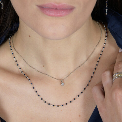 Collier Bosa Nova Argent